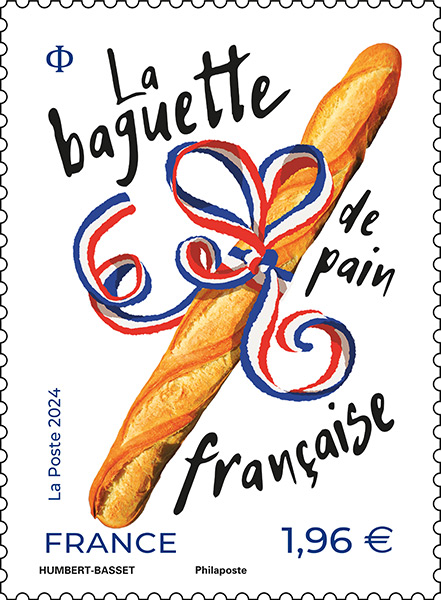 Timbre La baguette de pain française