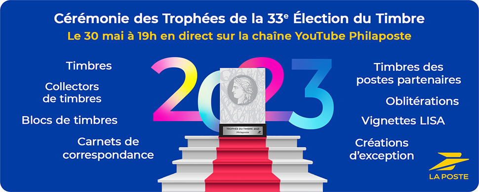 Cérémonie des trophées de l'élection du timbre 2023