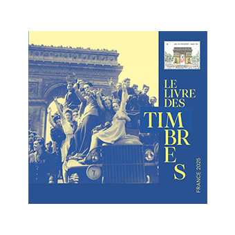 Couverture du livre des timbres 2025