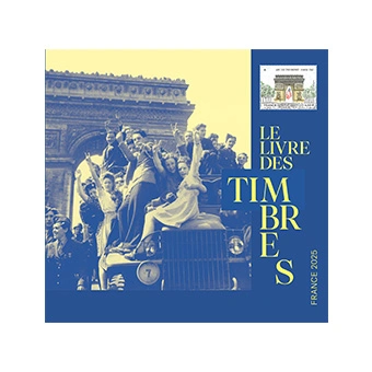 Couverture du livre des timbres 2025
